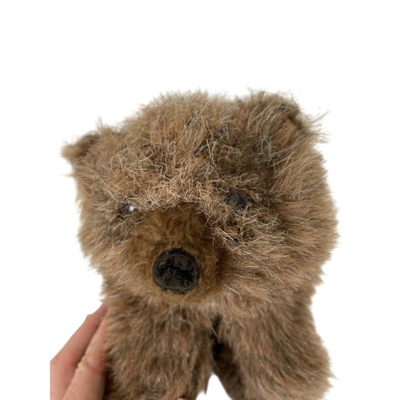 Folkmanis Brown Bear Hand Puppet Full Body Plush Stuffed Folktails Furry Folk - Picture 8 of 12